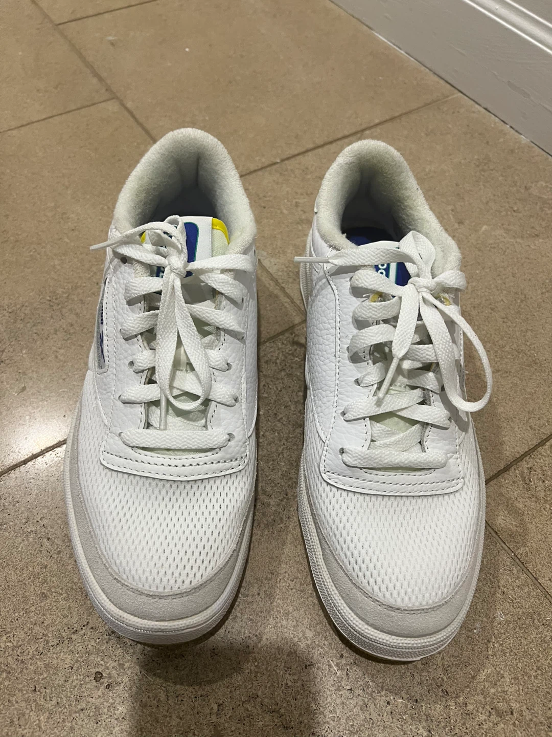 Reebok Club C 85 Shoes White Blue - photo 4