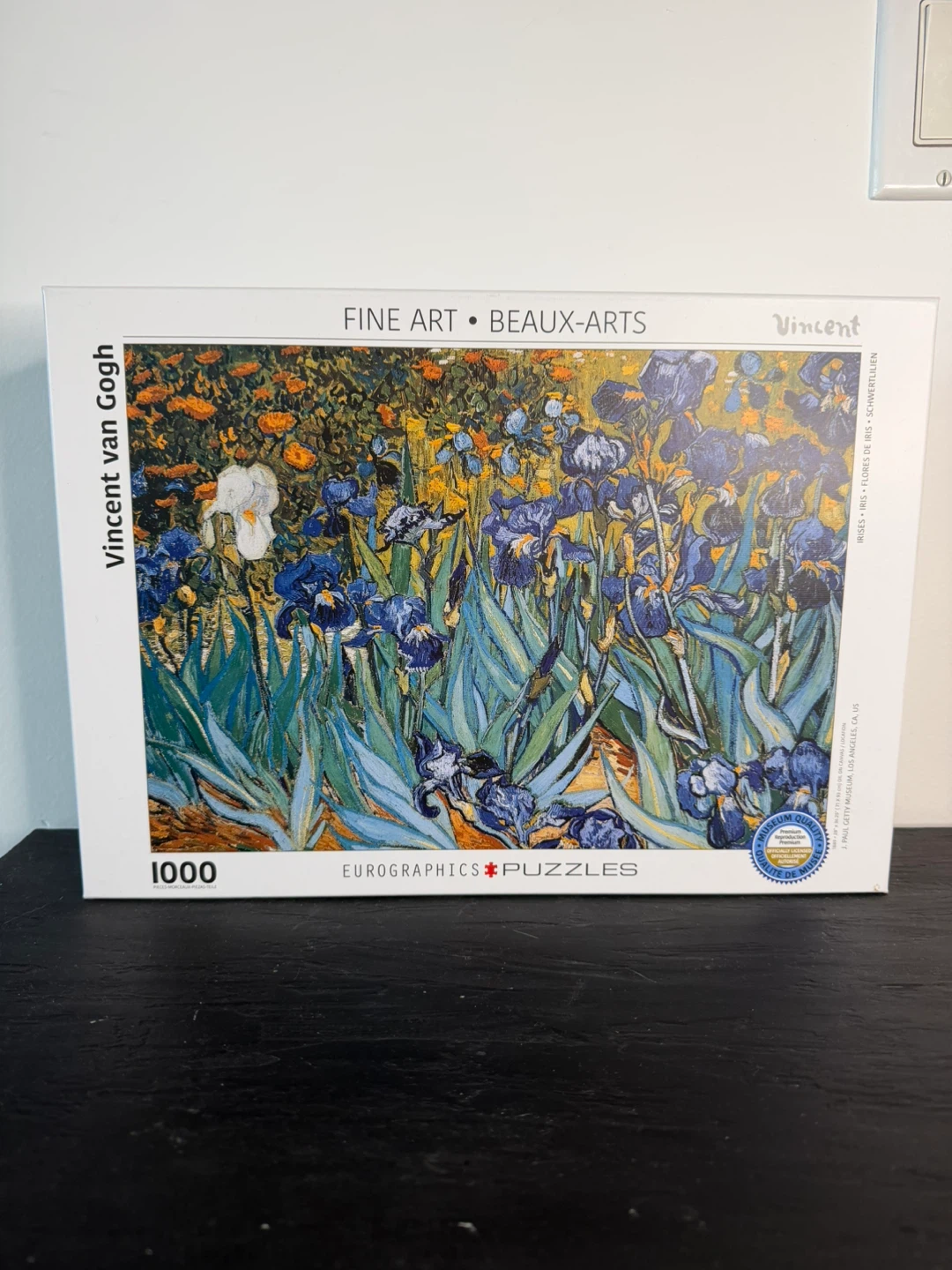 Vincent Van Gogh Irises 1000 Piece Puzzle