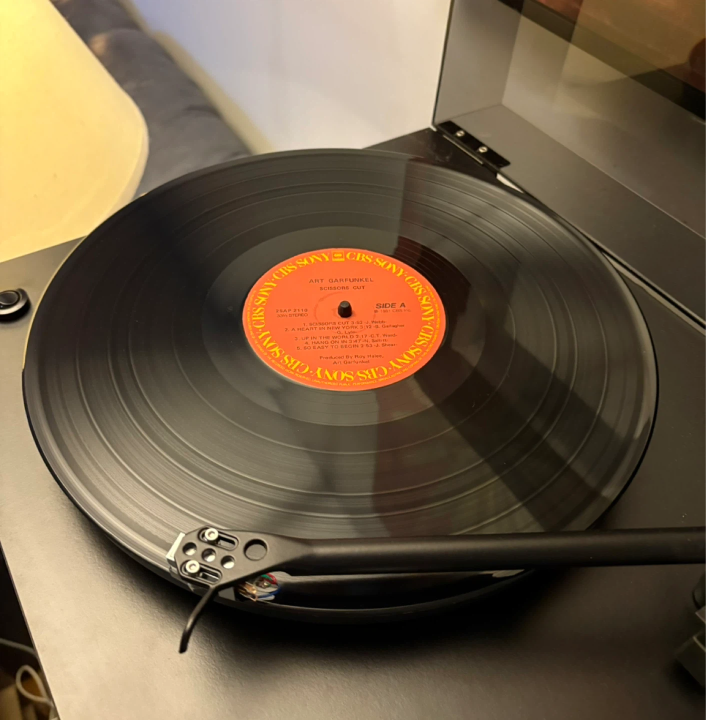 Art Garfunkel "Scissors Cut" Vinyl Record Album - photo 2