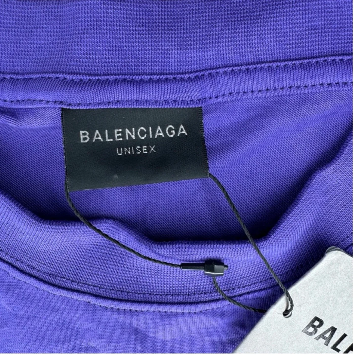 Balenciaga Purple Jersey T-Shirt "01" - photo 3