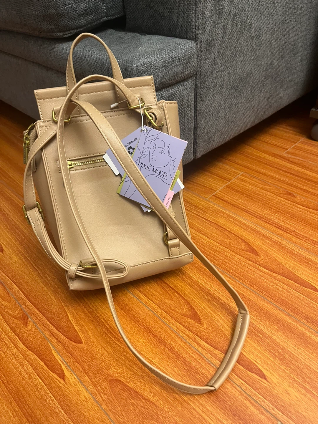 Pixie Mood Backpack Beige - photo 2
