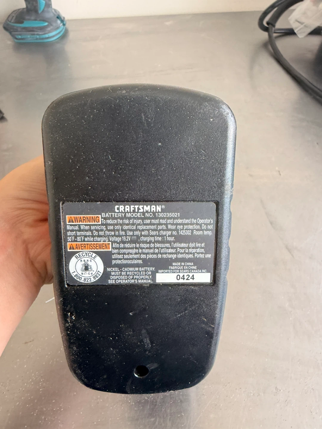 Craftsman 19.2 Volt EX Power Tool Battery - photo 4