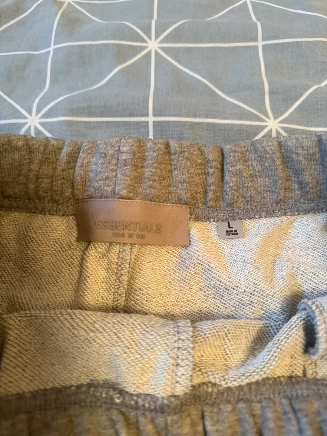 Fear of God Essentials Sweat Shorts Size L Grey - photo 2