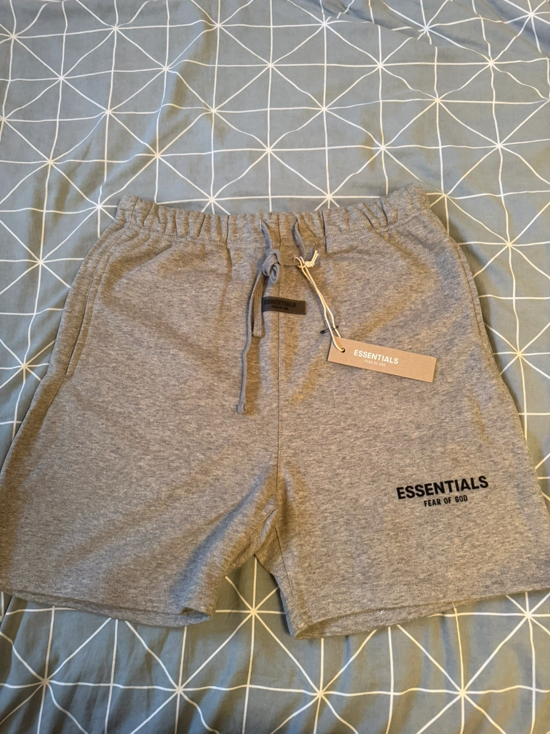Fear of God Essentials Sweat Shorts Size L Grey