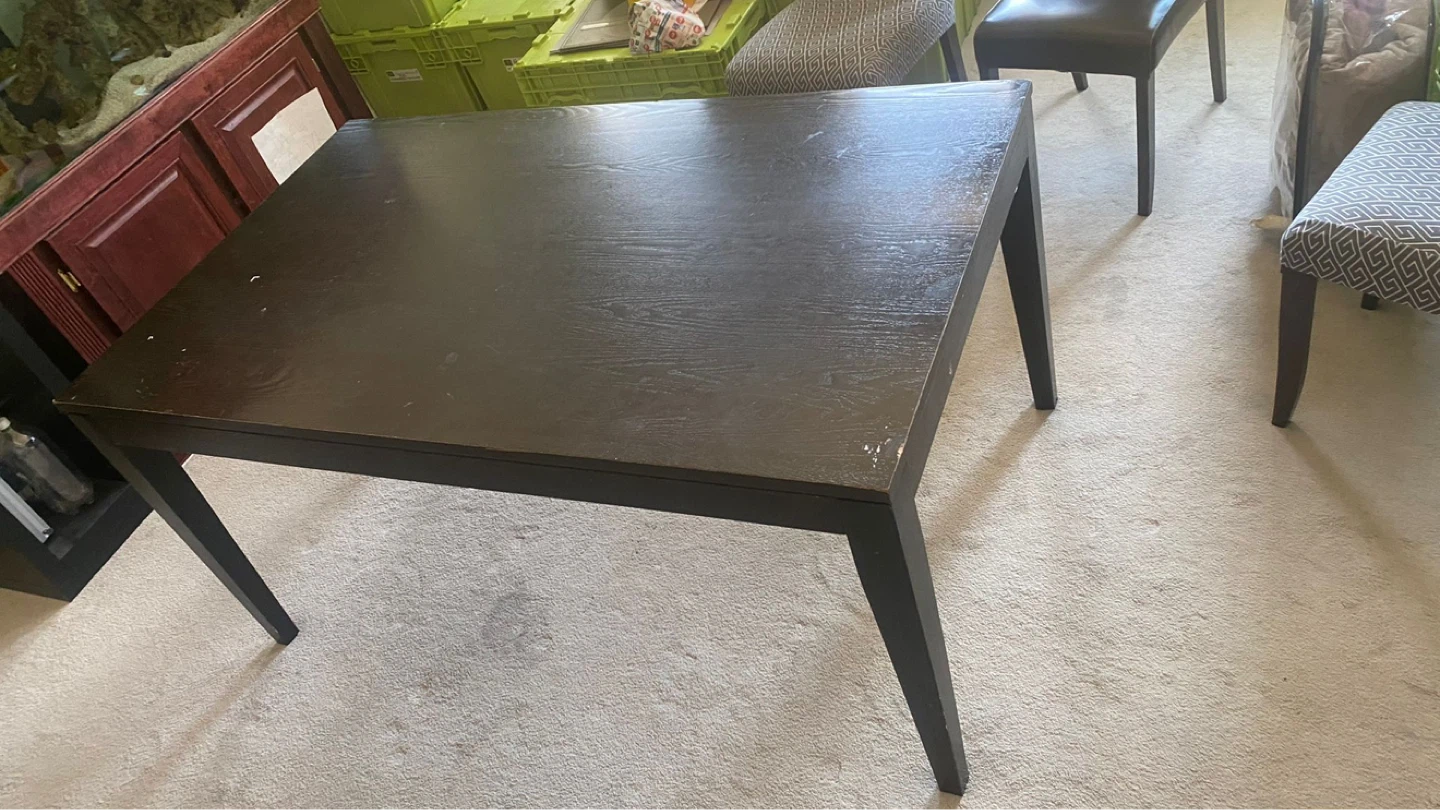 Dark Brown Dining Table - photo 2