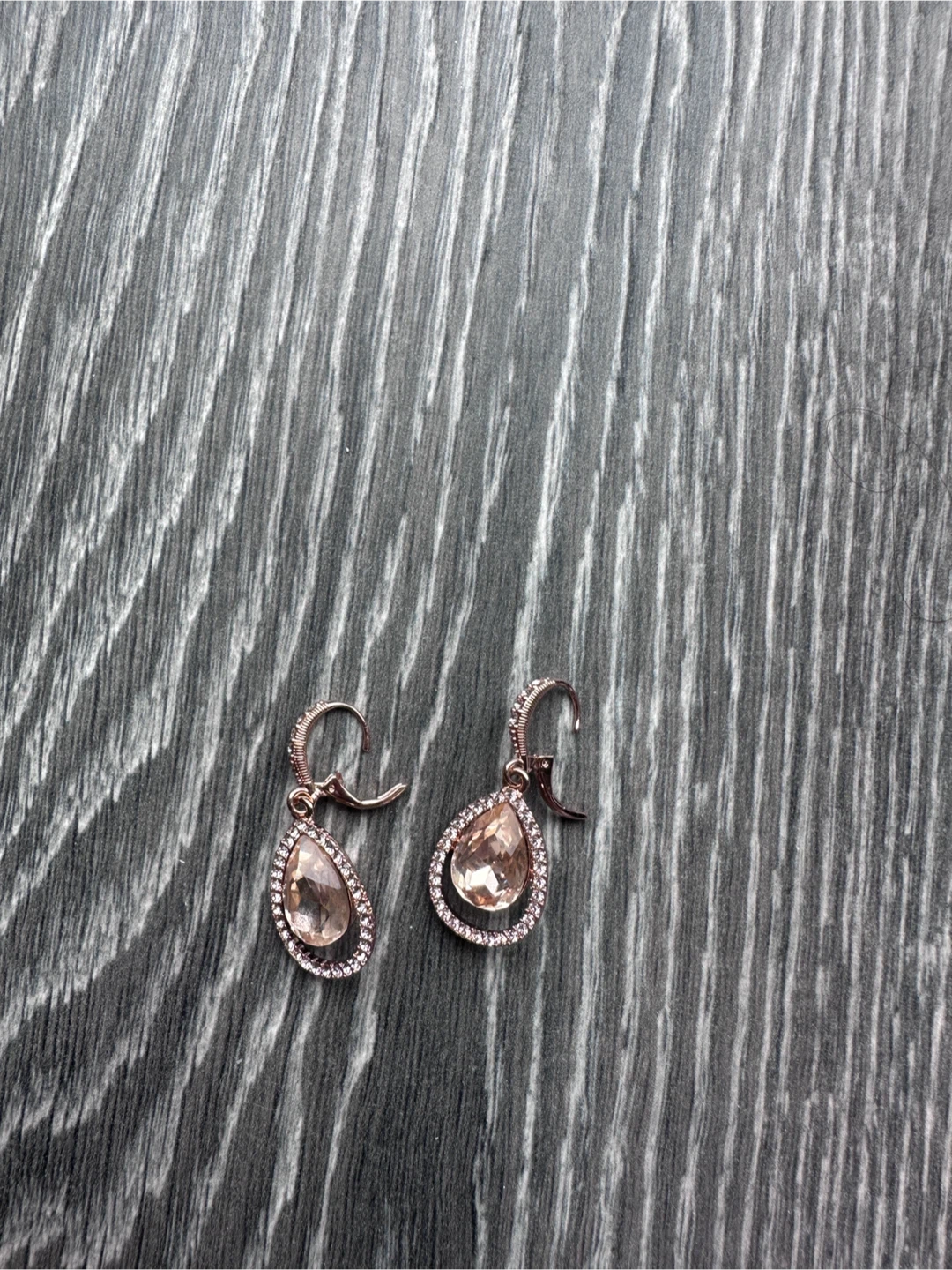 Rose Gold Coloured Earrings - photo 2