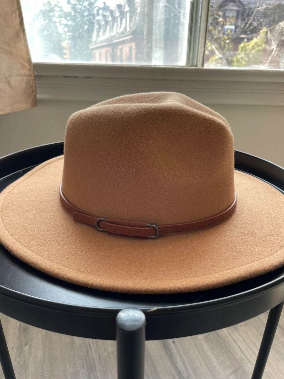 Nine West Beige Fedora Hat, Brand New with Tags
