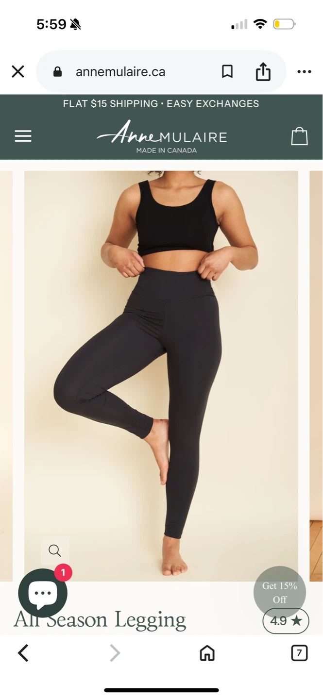 Anne Mulaire All Season Legging XS-TP Black