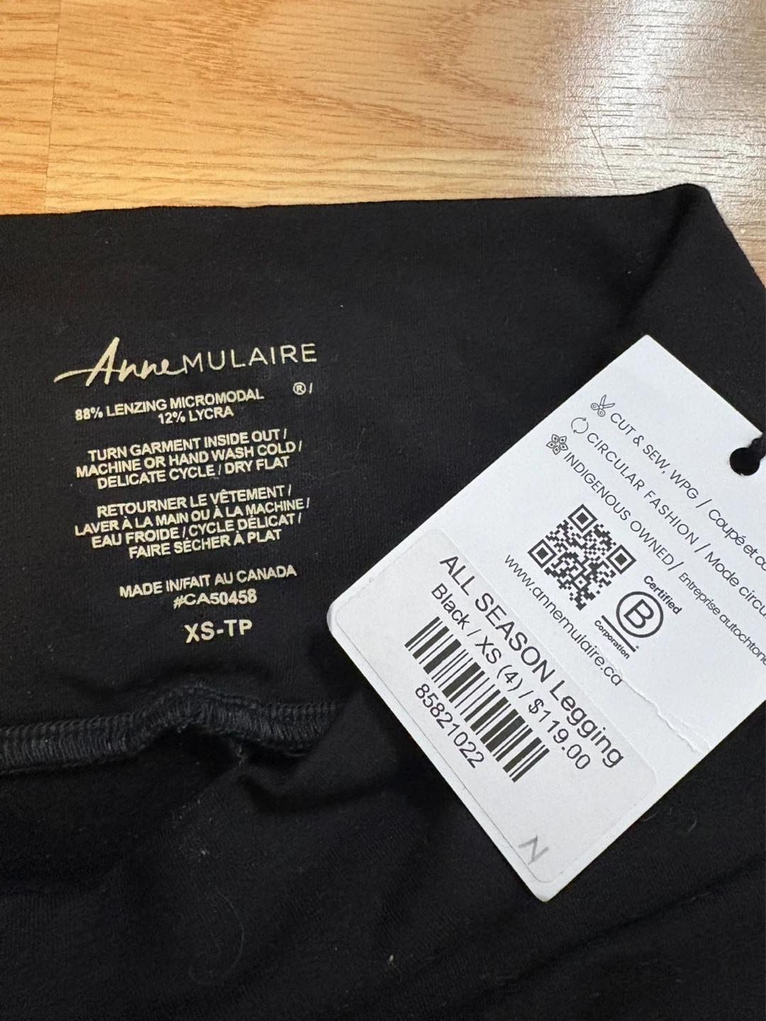 Anne Mulaire All Season Legging XS-TP Black - photo 2