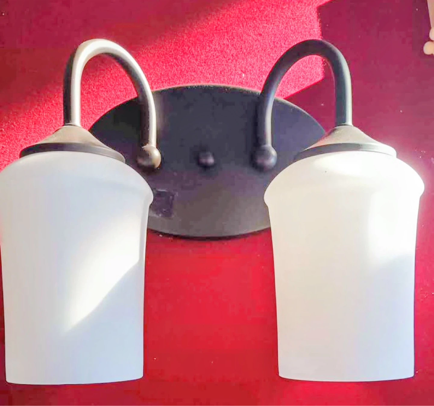 Double Sconce Wall Light Fixture
