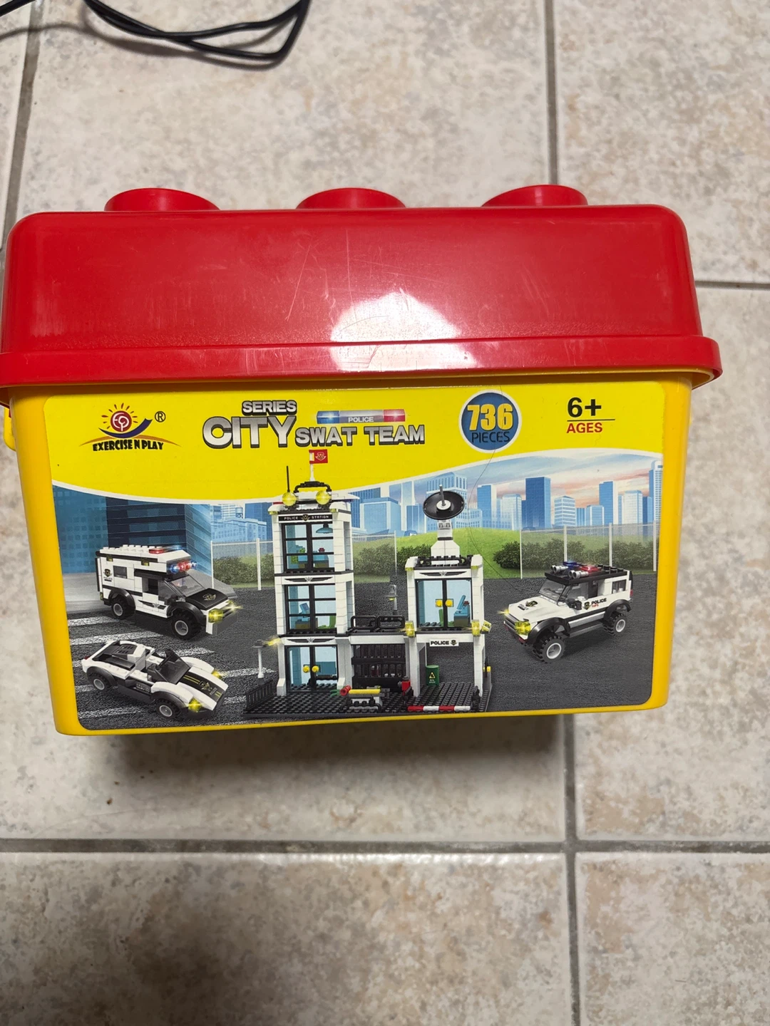 Exercise N Play City SWAT Team Building Blocks Set