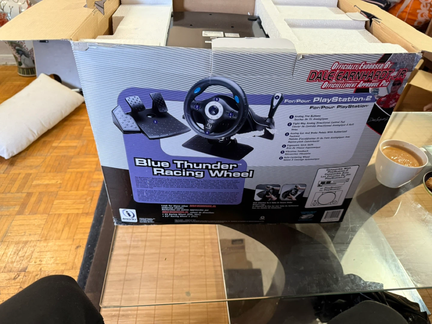 Intec Blue Thunder Racing Wheel w/ Pedals G5285