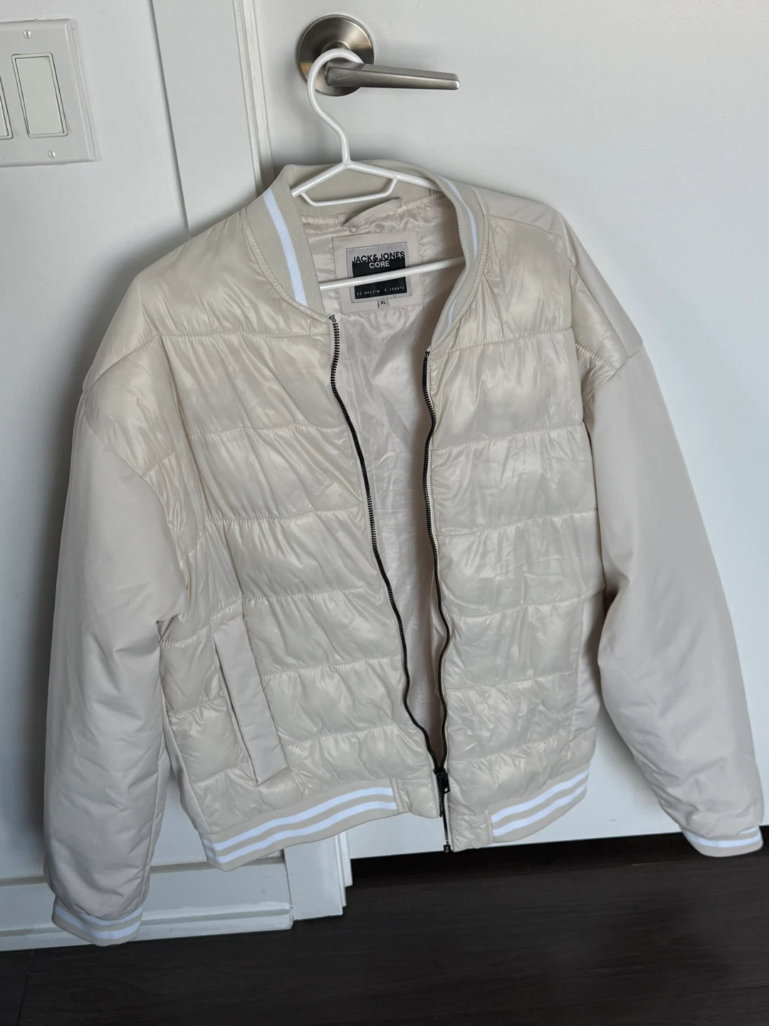 JACK & JONES CORE Bomber Jacket XL Cream