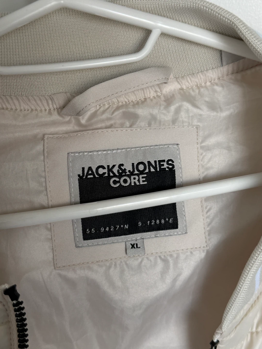 JACK & JONES CORE Bomber Jacket XL Cream - photo 2