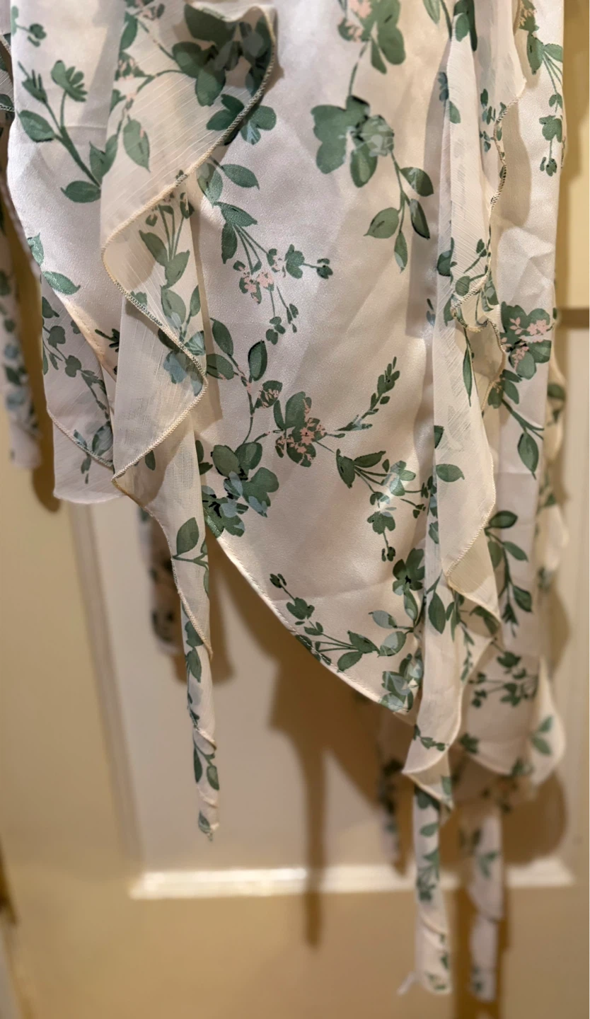 Misa Los Angeles Floral Ruffle Asymmetrical Dress - photo 5