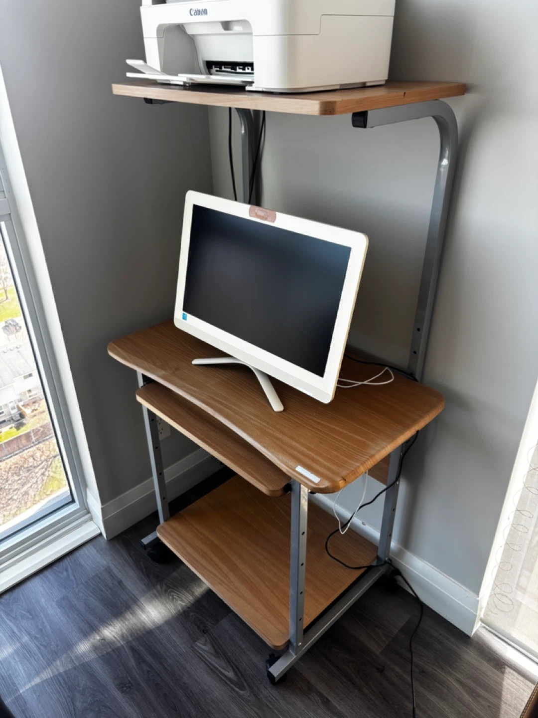 MOVE-OUT SALE — Compact Computer Desk / Workstation - photo 2