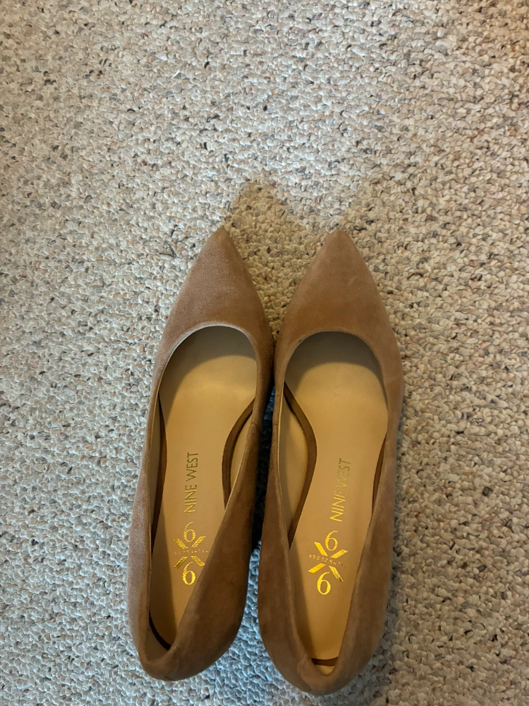 Nine West Suede Block Heel Pumps - Size 8 - photo 2