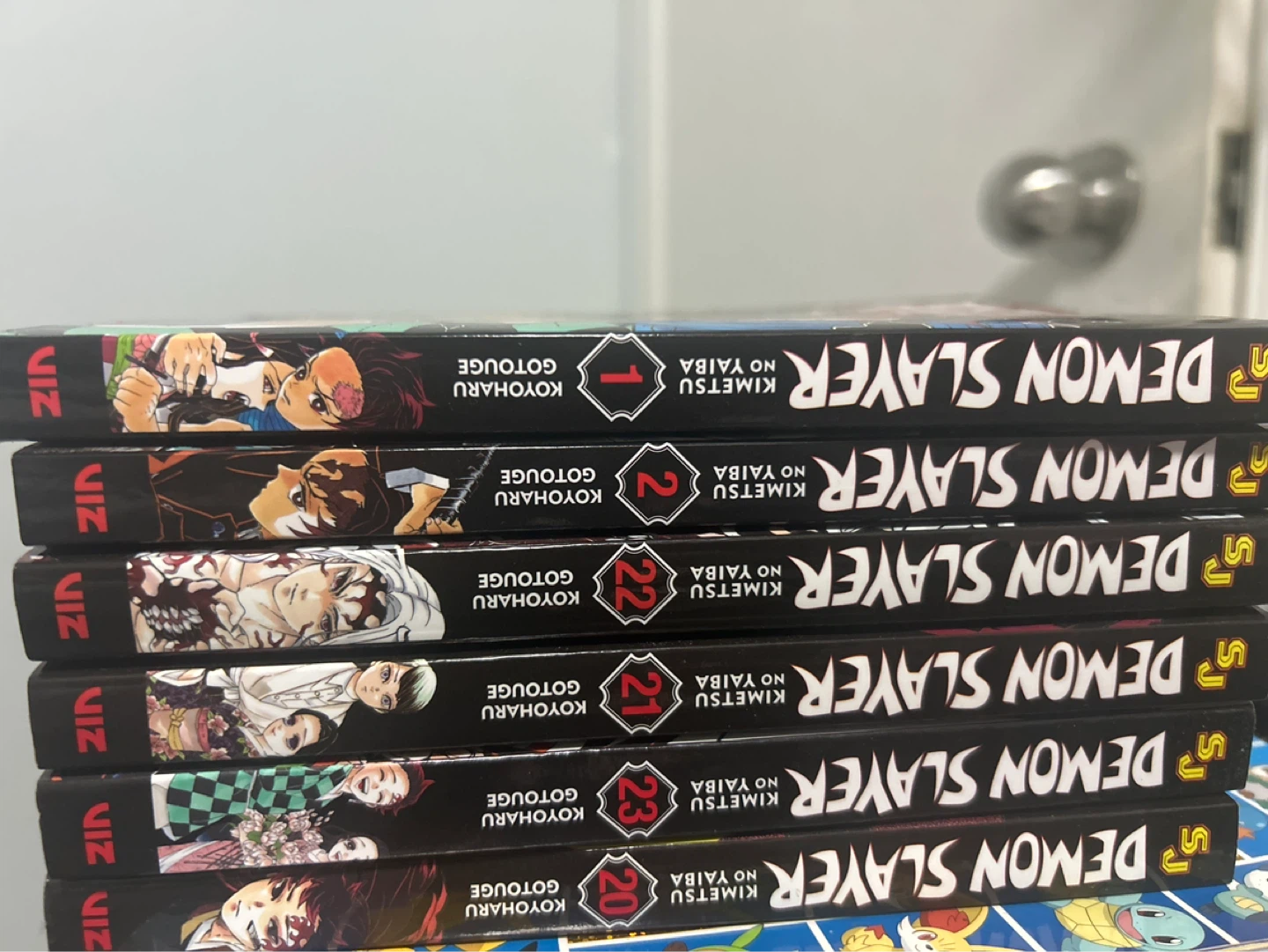 Demon Slayer Manga Volumes 1, 2
