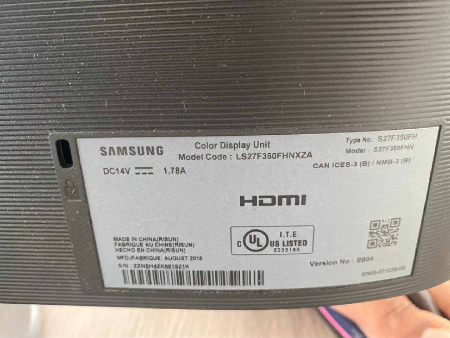 Samsung 27" Monitor - LS27F350FHNX - photo 3