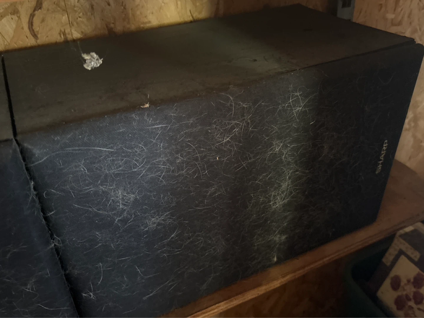 2 sharp speakers been in garage for awhile - photo 2