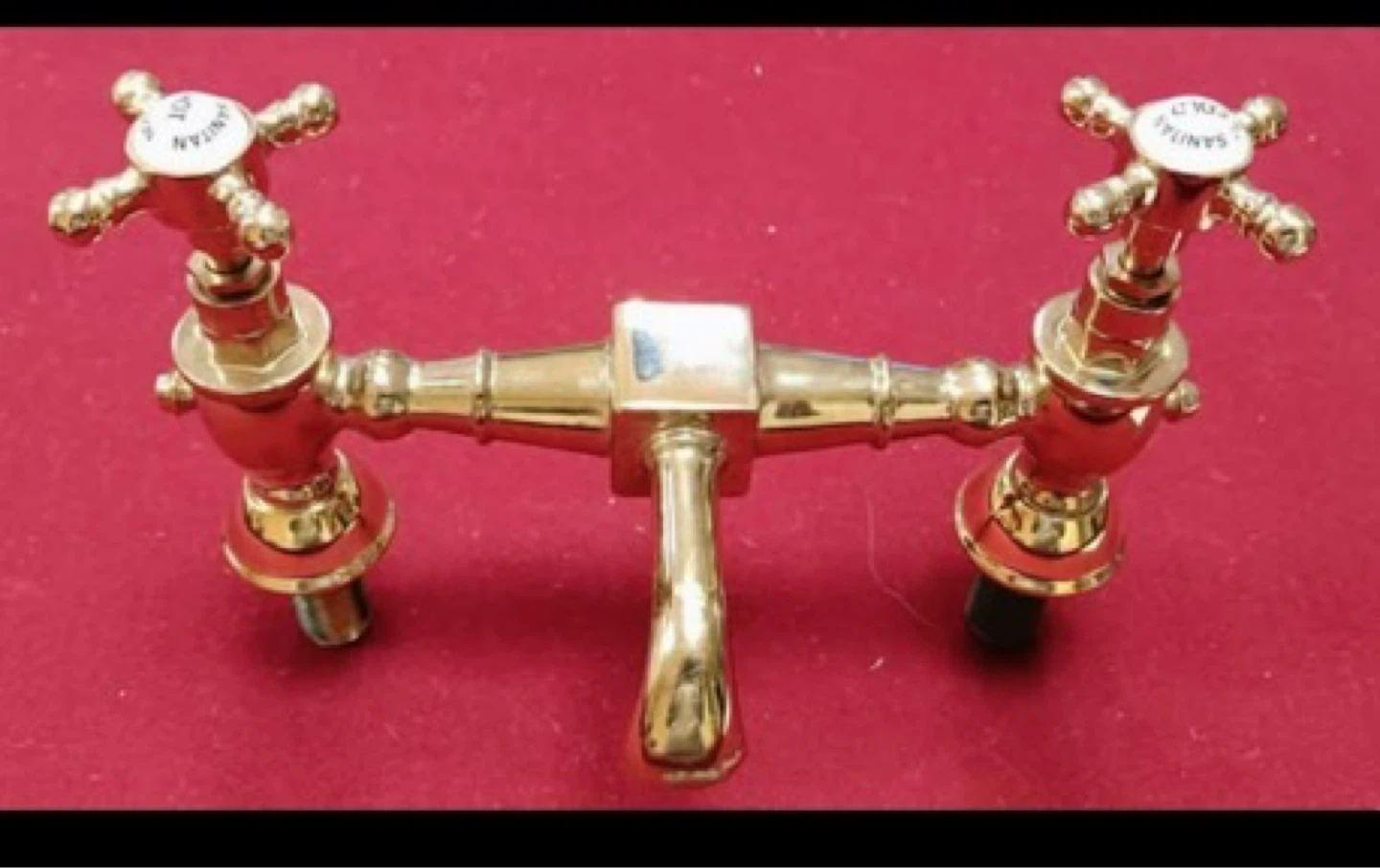 London Vintage Brass Sink Faucet