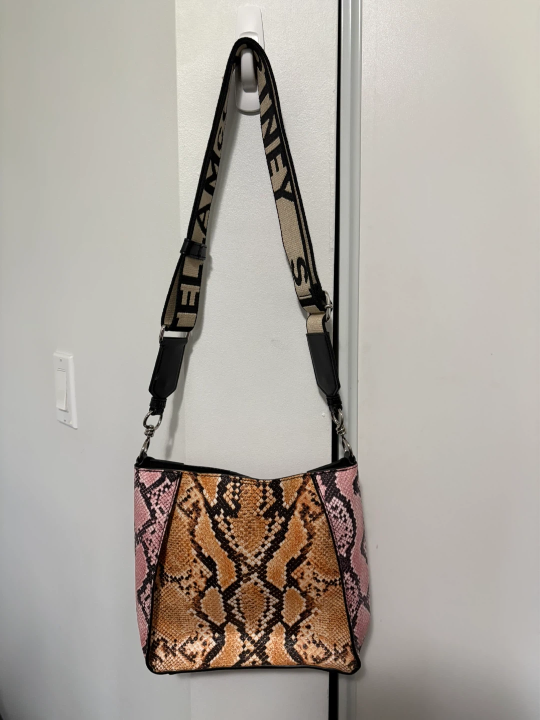 Stella McCartney Snake Print Shoulder Bag - photo 2
