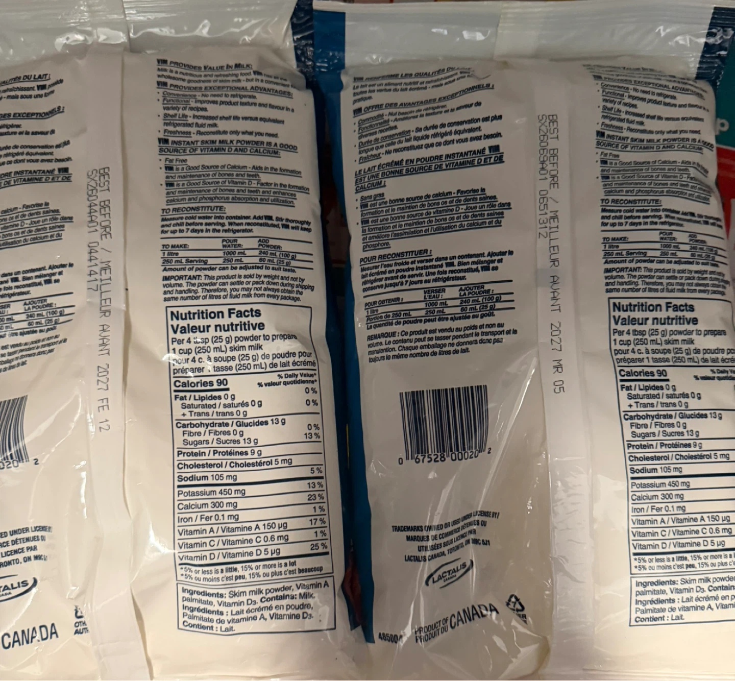 VIM Instant Skim Milk Powder - 500g - photo 2
