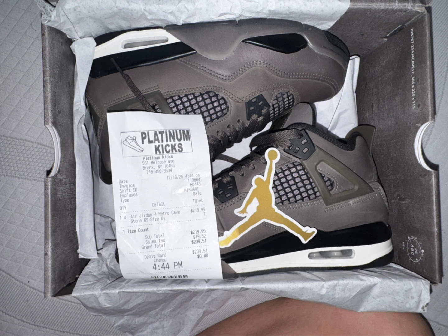 Air Jordan 4 Retro Cave Stone - photo 4