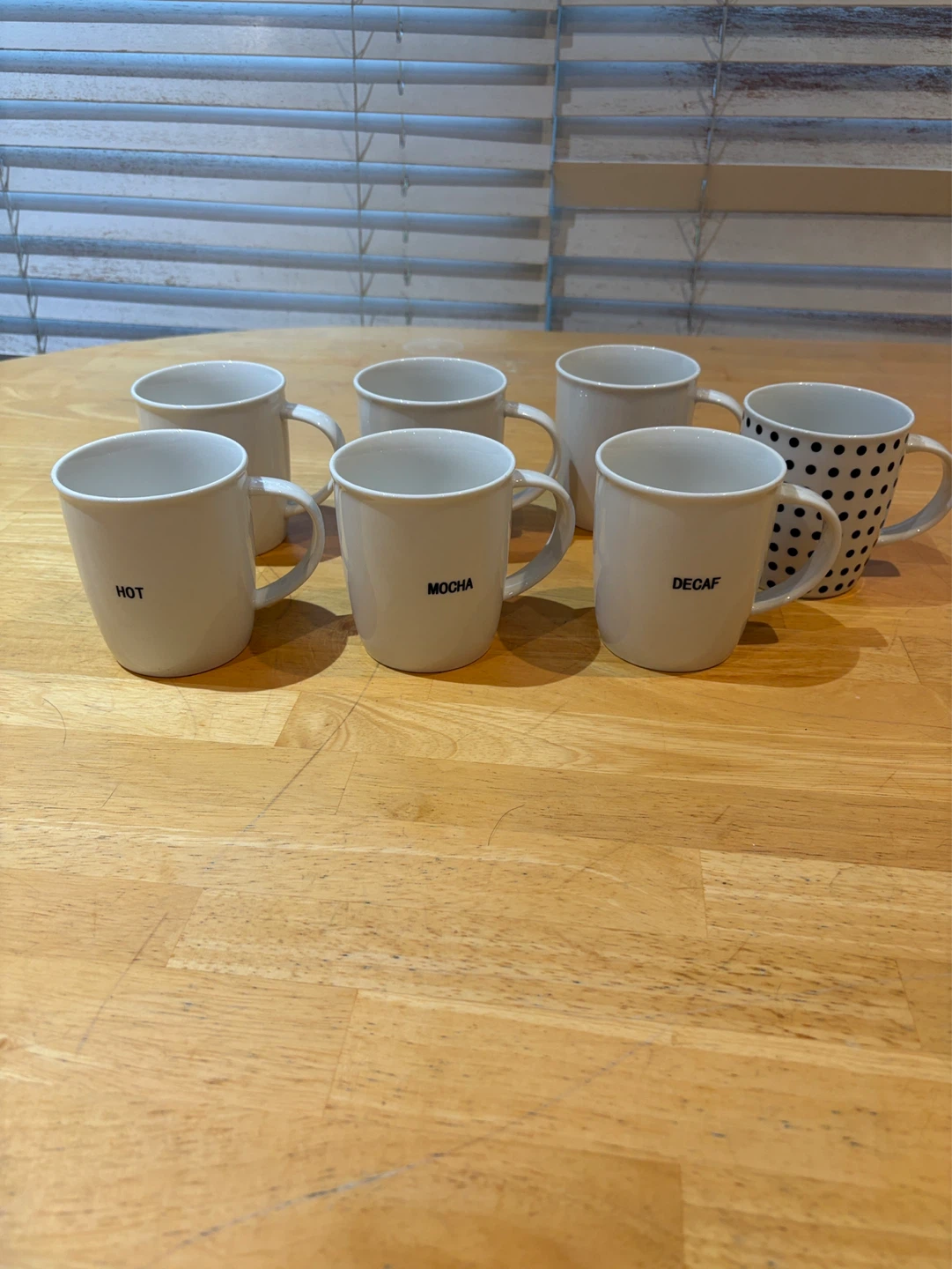 Set of 7 Coffee Mugs