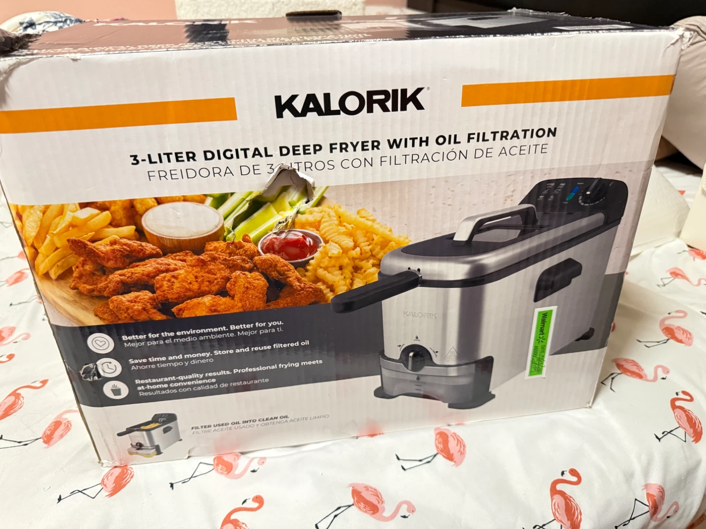 Kalorik 3-Liter Digital Deep Fryer with Oil Filtration - photo 2