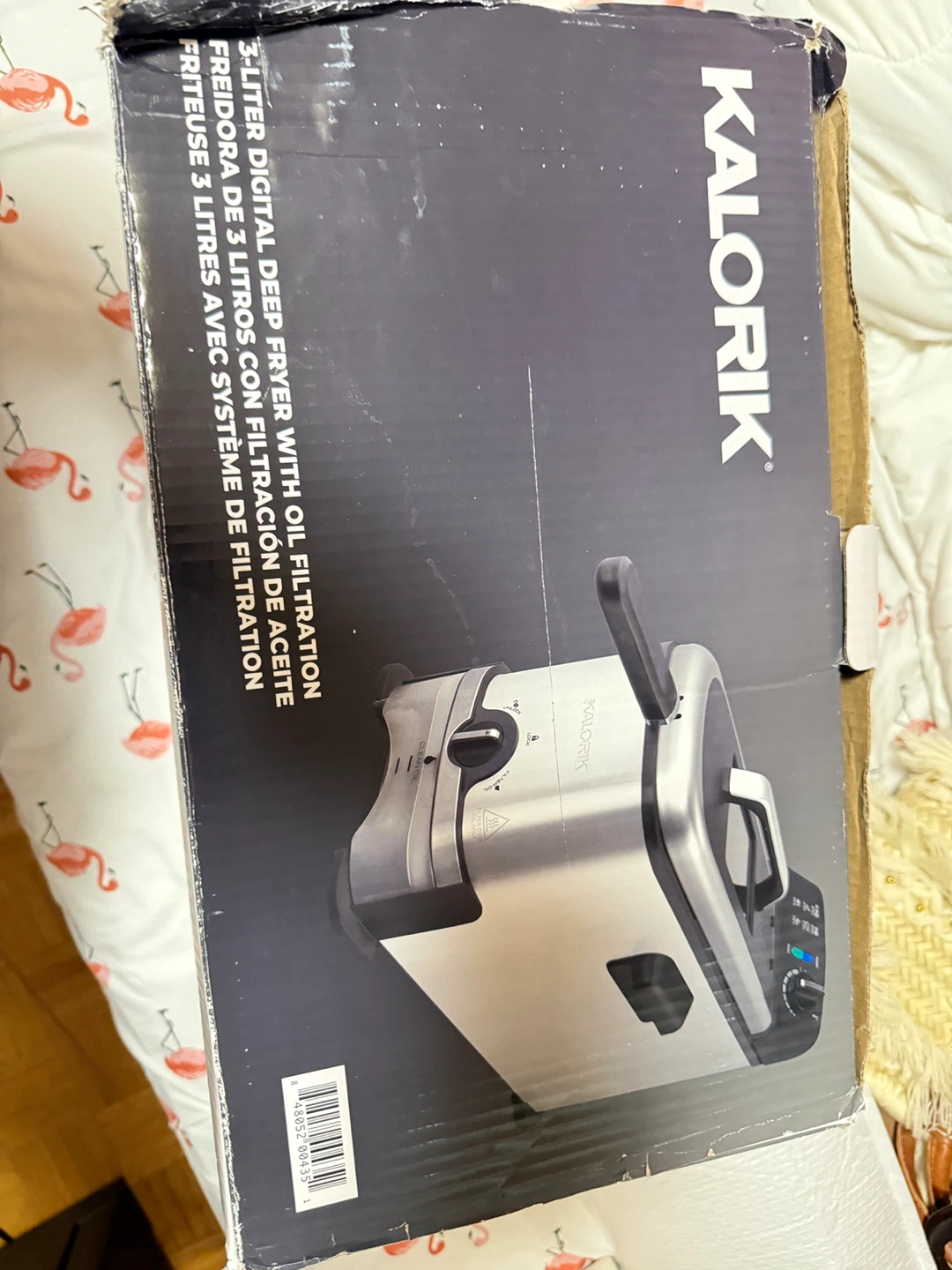 Kalorik 3-Liter Digital Deep Fryer with Oil Filtration