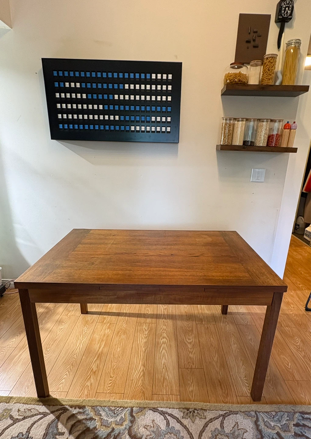 Wooden Extendable Dining Table - photo 2