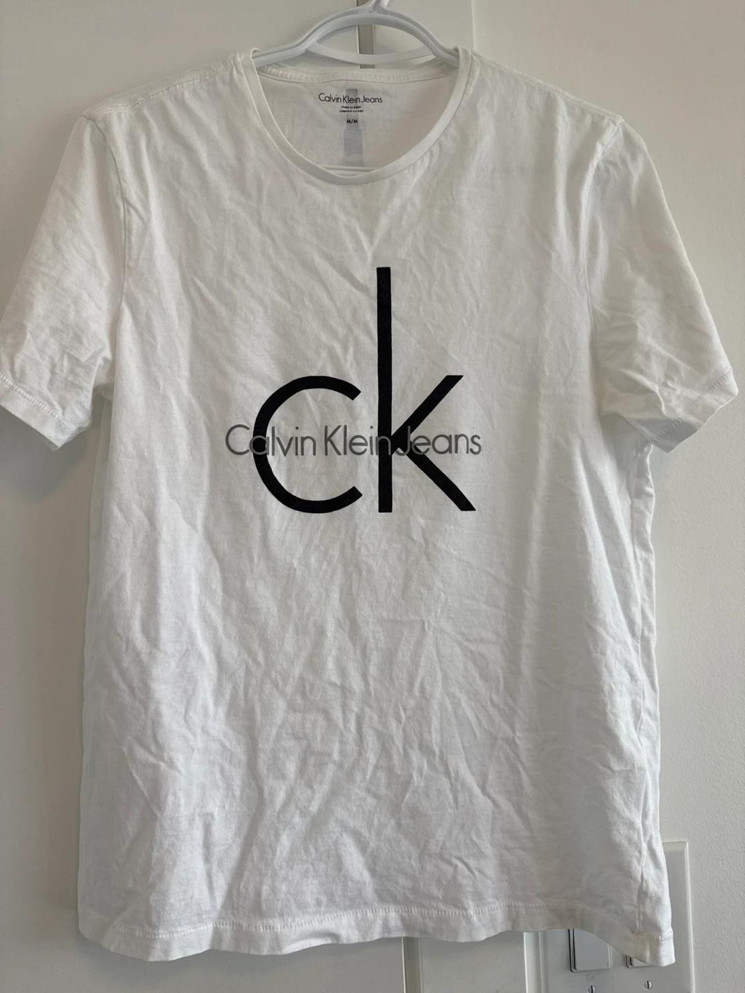 Calvin Klein Jeans White T-Shirt M/M