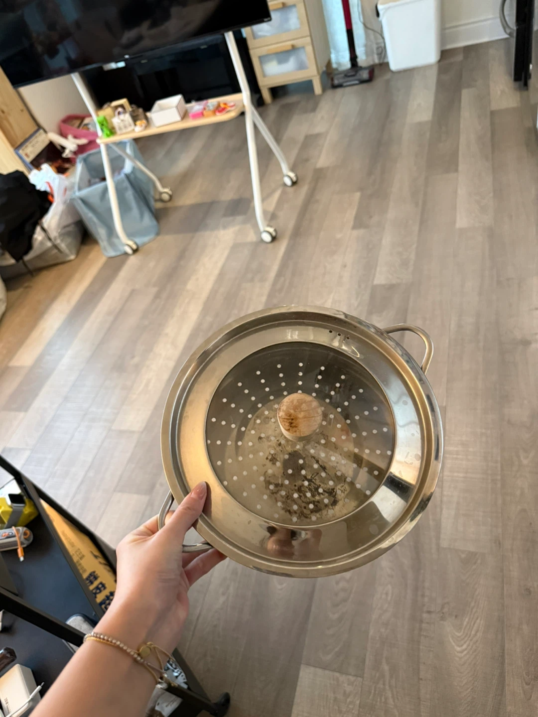 Stainless Steel Steamer Pot with Glass Lid - photo 2