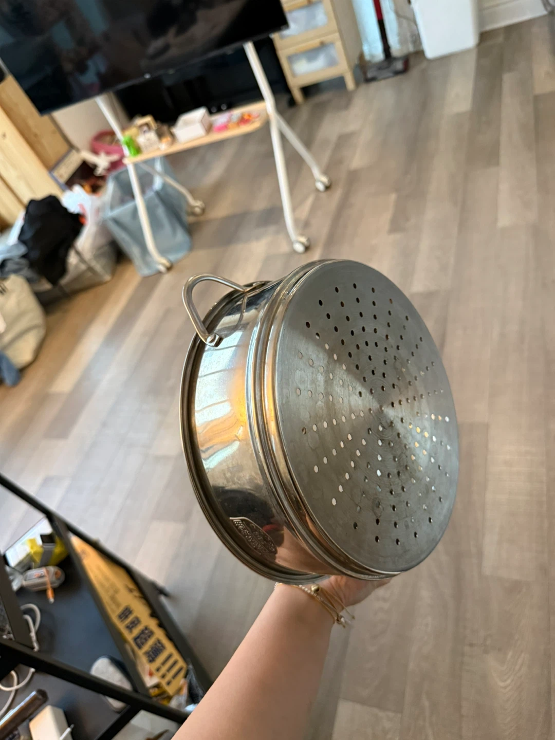 Stainless Steel Steamer Pot with Glass Lid - photo 4