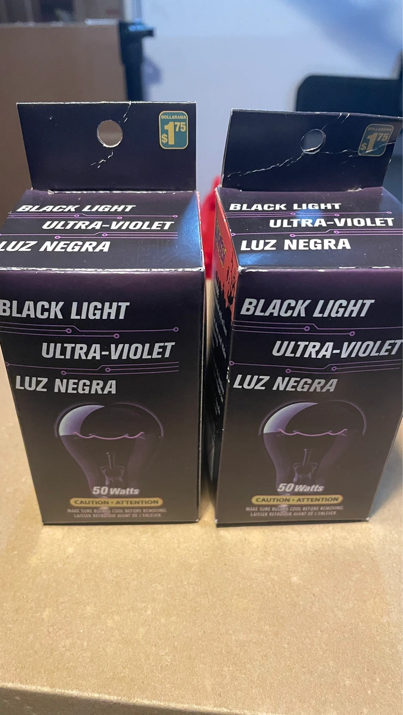 Ultra-Violet Black Light Bulb - 50 Watts