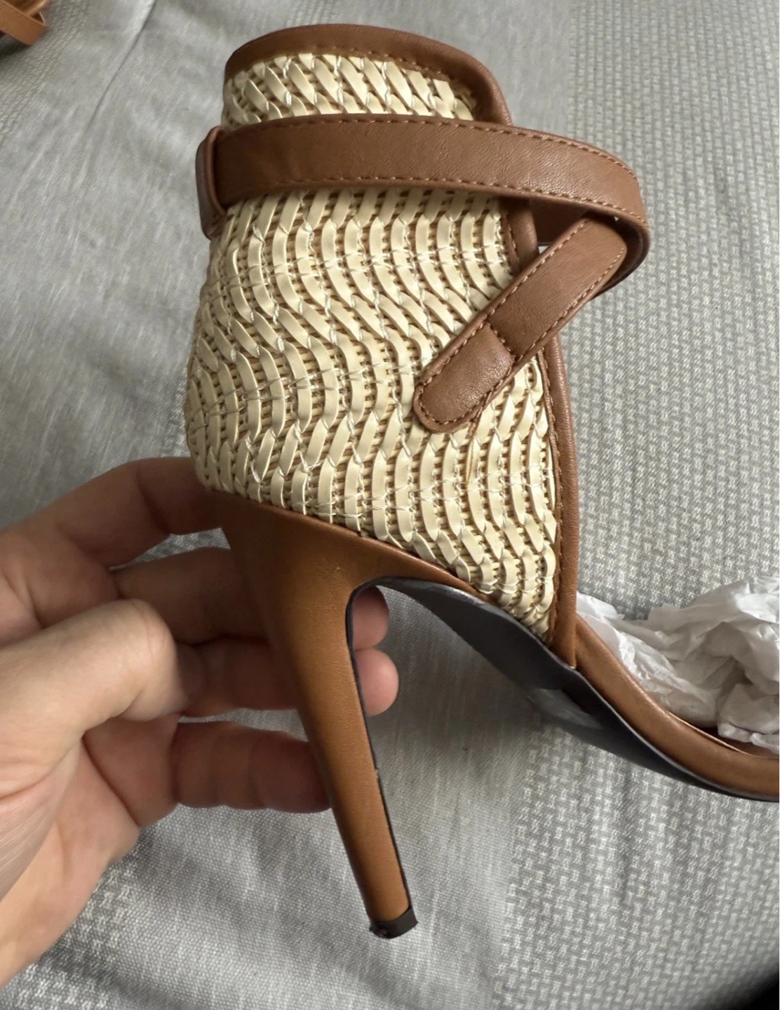 Venus Woven Heeled Sandals - photo 3