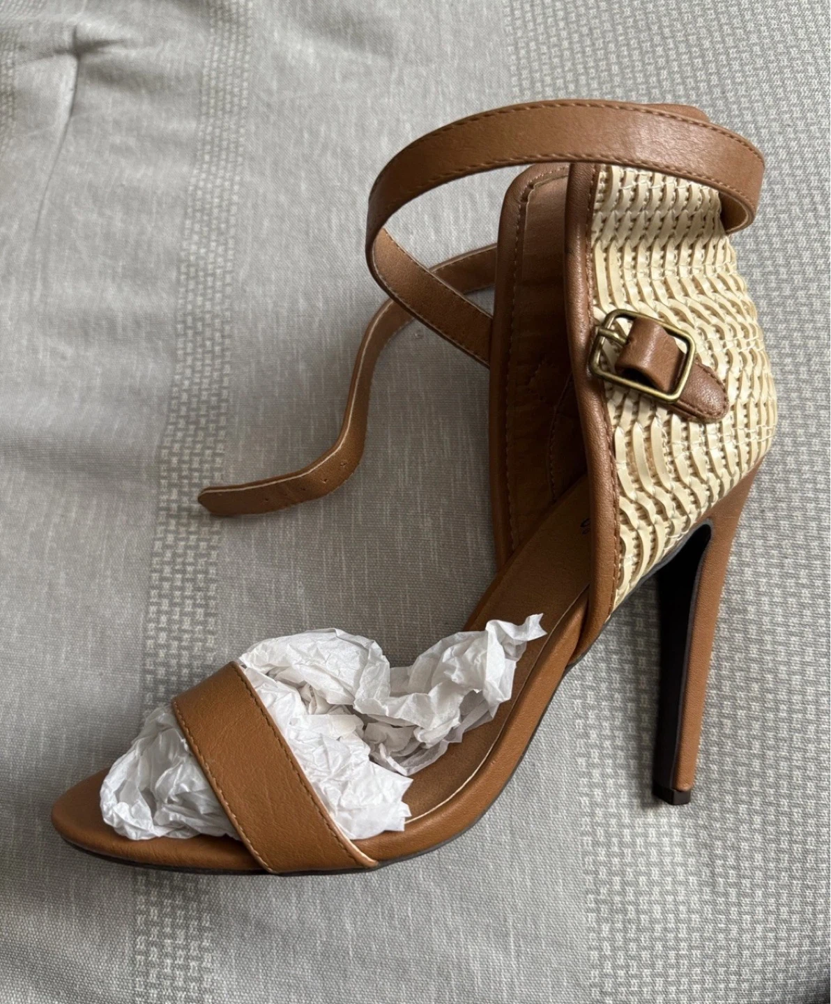 Venus Woven Heeled Sandals - photo 4