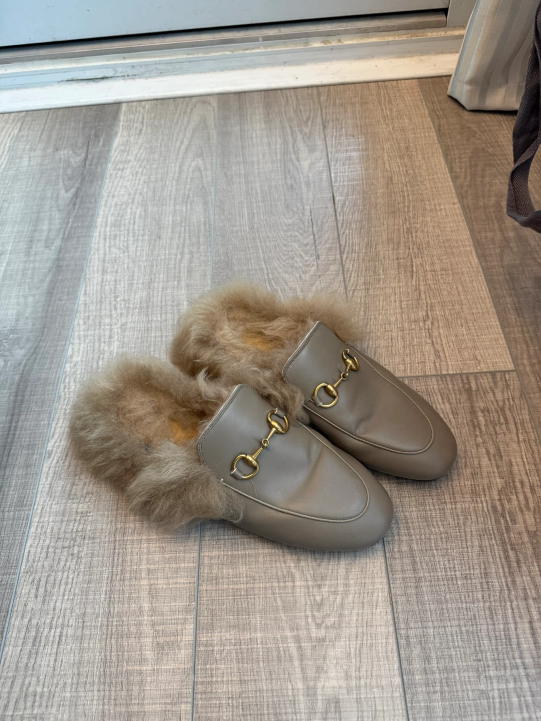 Gucci Princetown Fur Mule Loafers Size 37 - photo 2