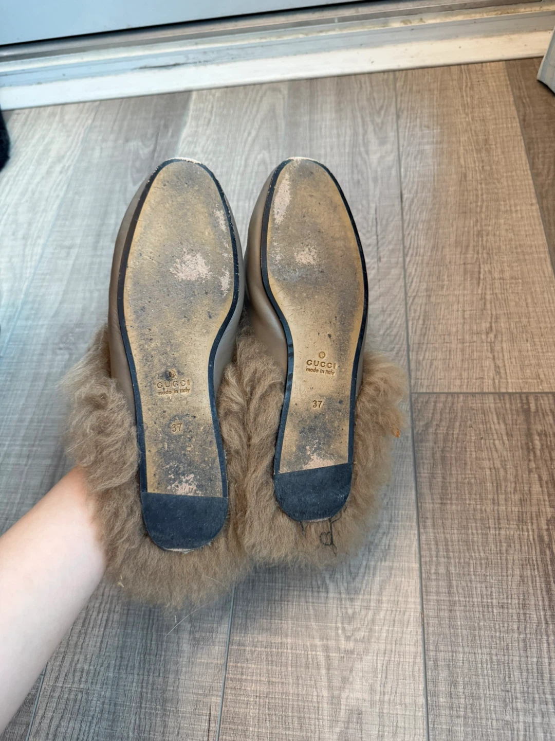 Gucci Princetown Fur Mule Loafers Size 37 - photo 4