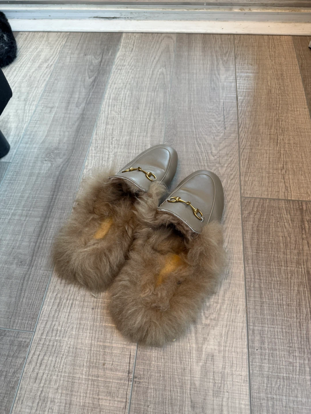 Gucci Princetown Fur Mule Loafers Size 37 - photo 3