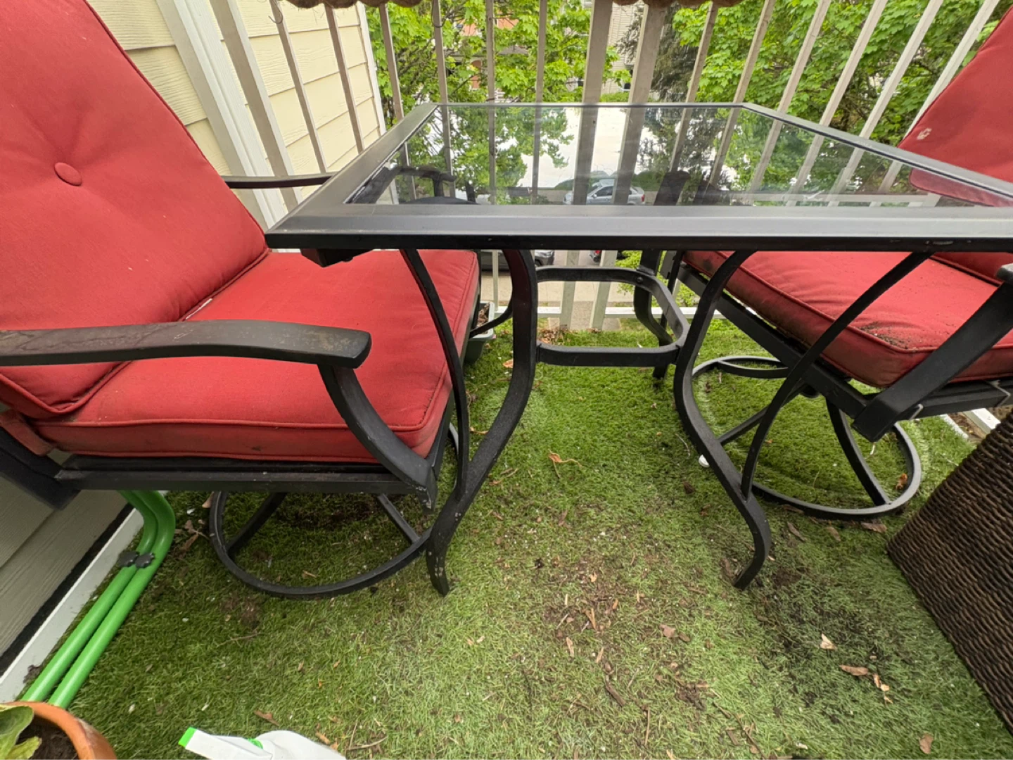 Swivel chair patio set - photo 2