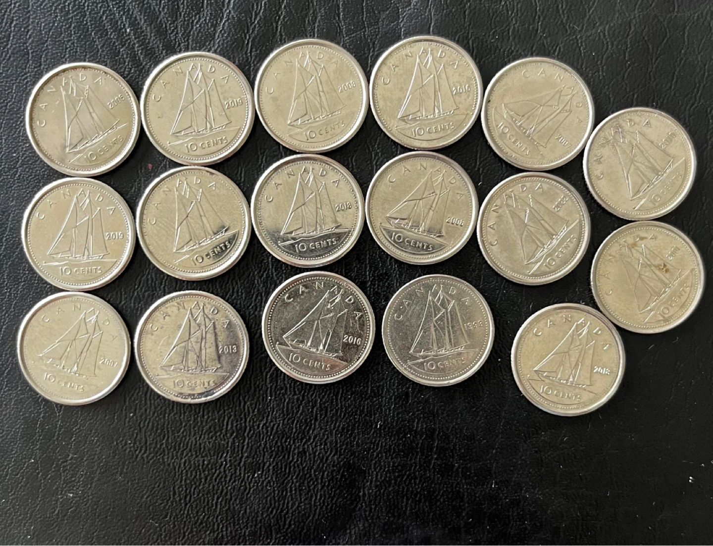 Boats 🛶 Canadian 10 Cent Coins