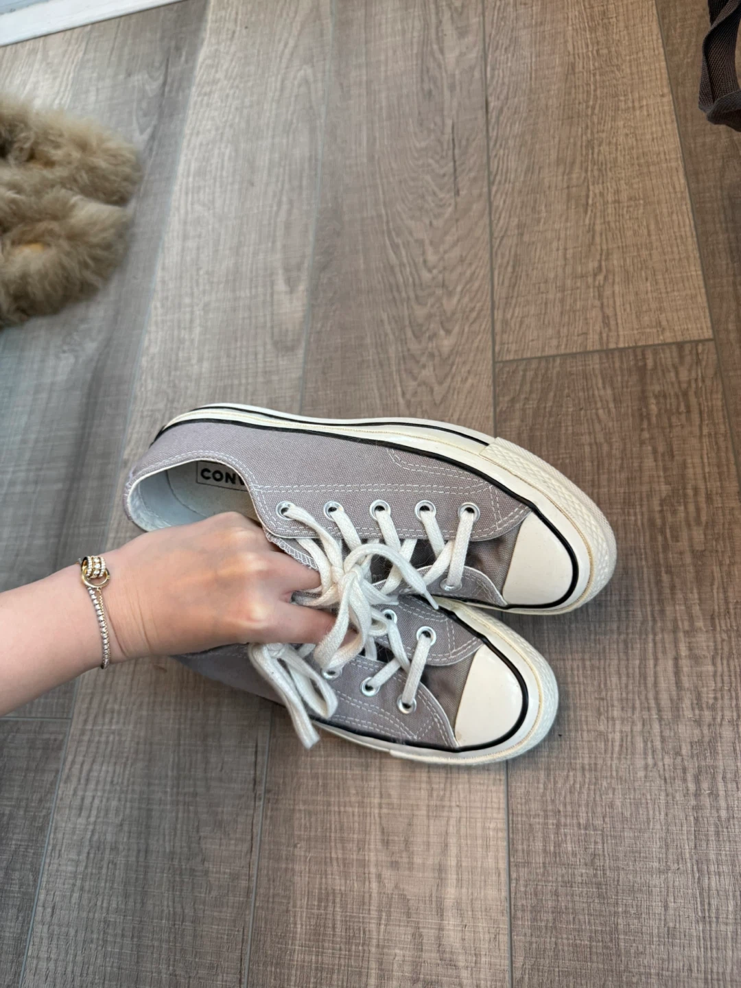 Grey Converse Chuck Taylor All Star Sneakers - photo 2