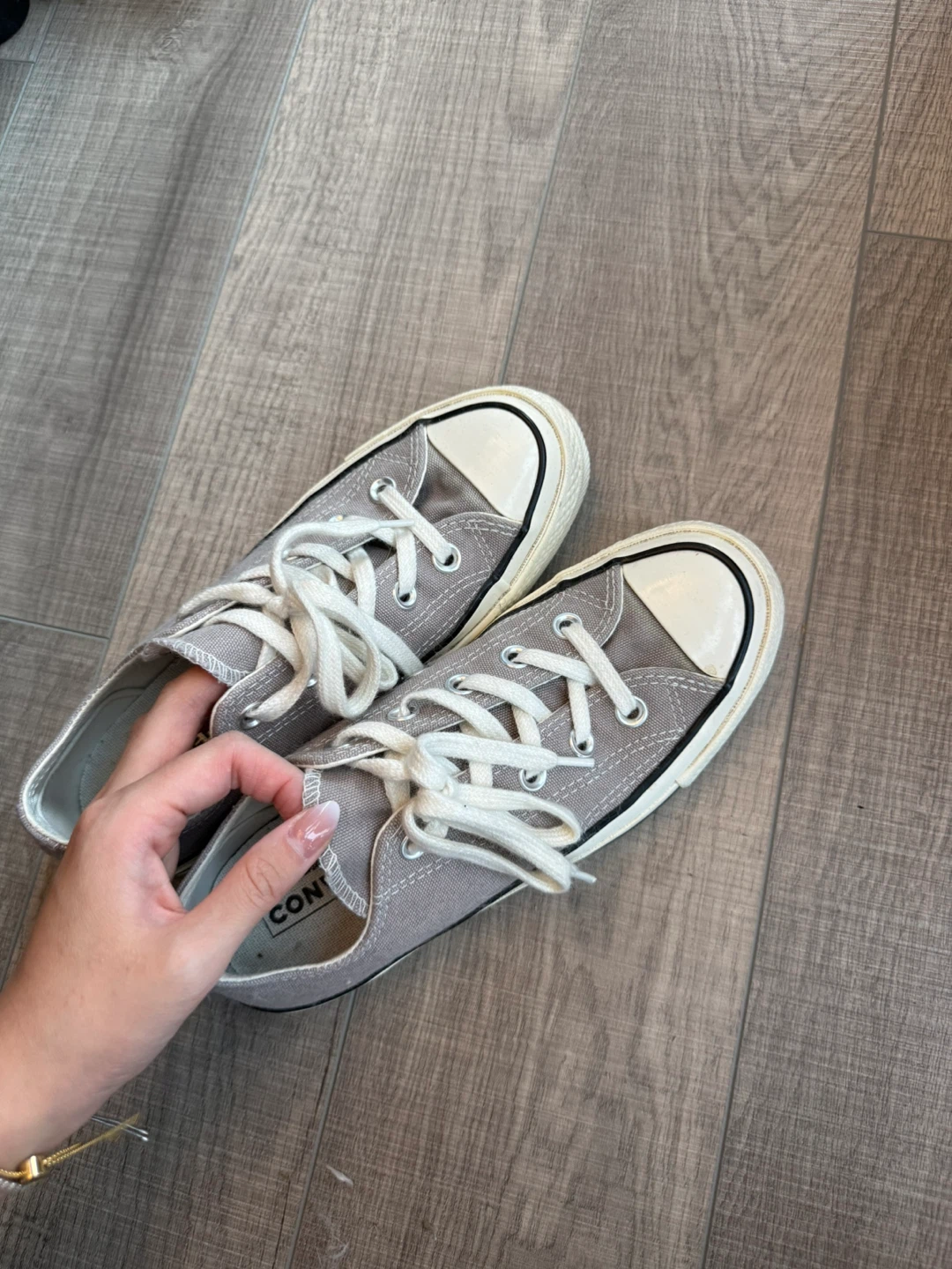 Grey Converse Chuck Taylor All Star Sneakers