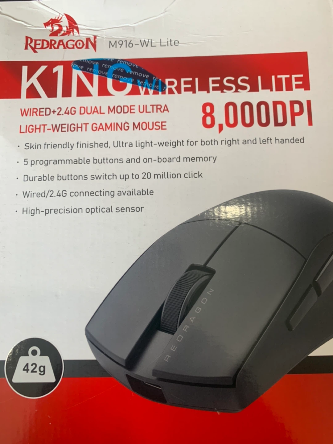 Redragon M916-WL Lite Wireless Gaming Mouse