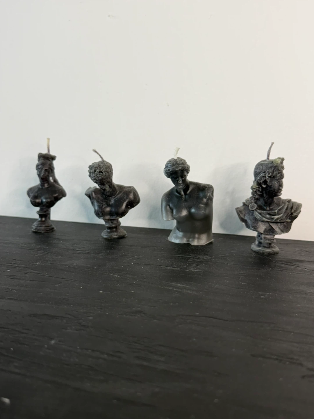 Set of 4 Greek Bust Candles - photo 2