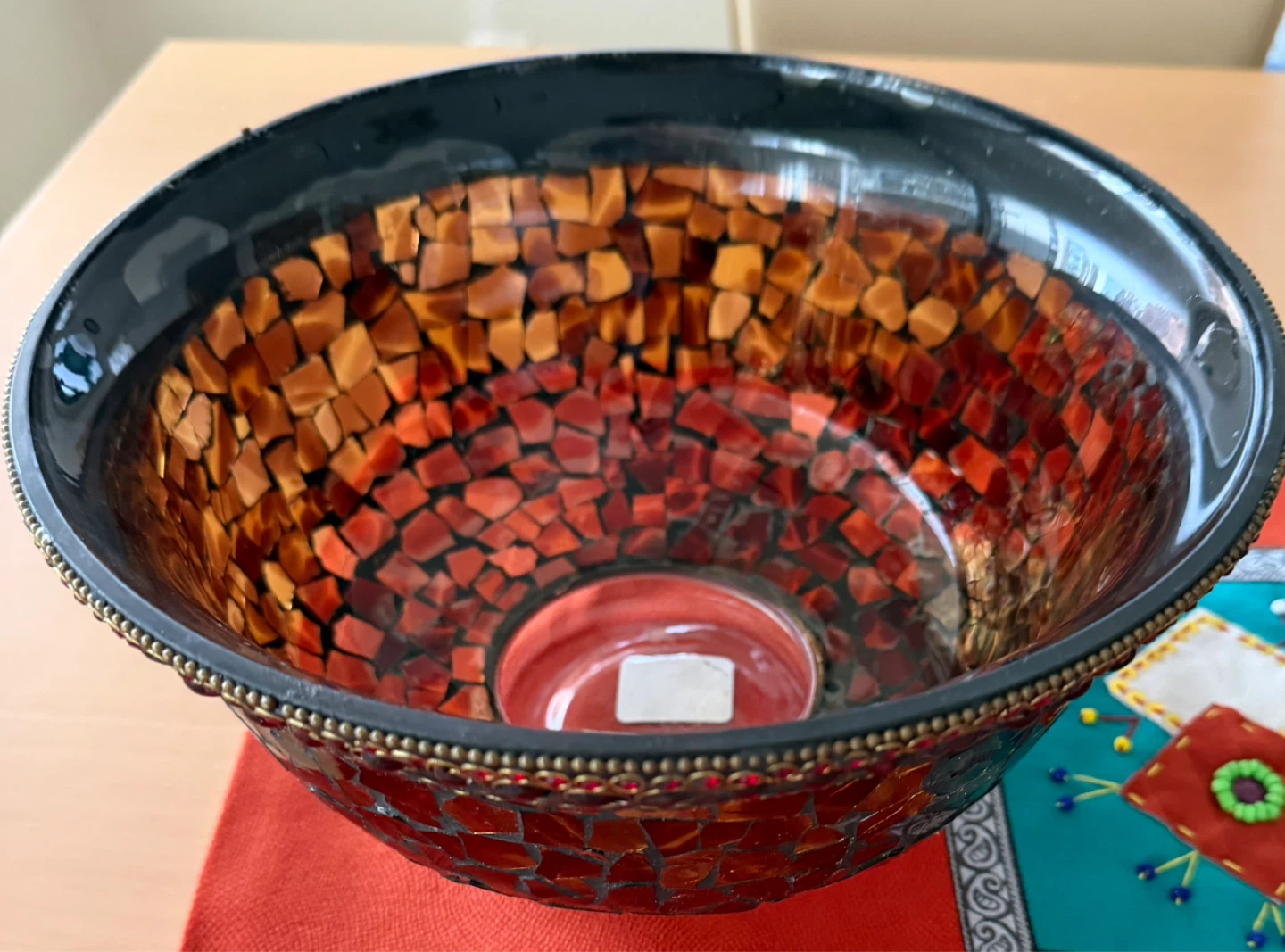 Mosaic Glass Bowl