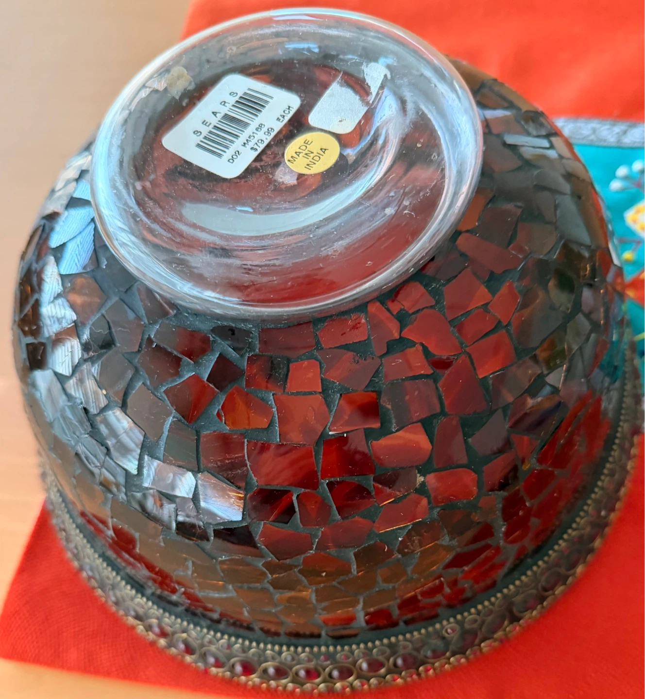 Mosaic Glass Bowl - photo 4