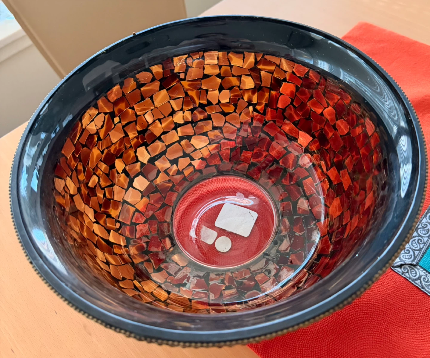 Mosaic Glass Bowl - photo 3